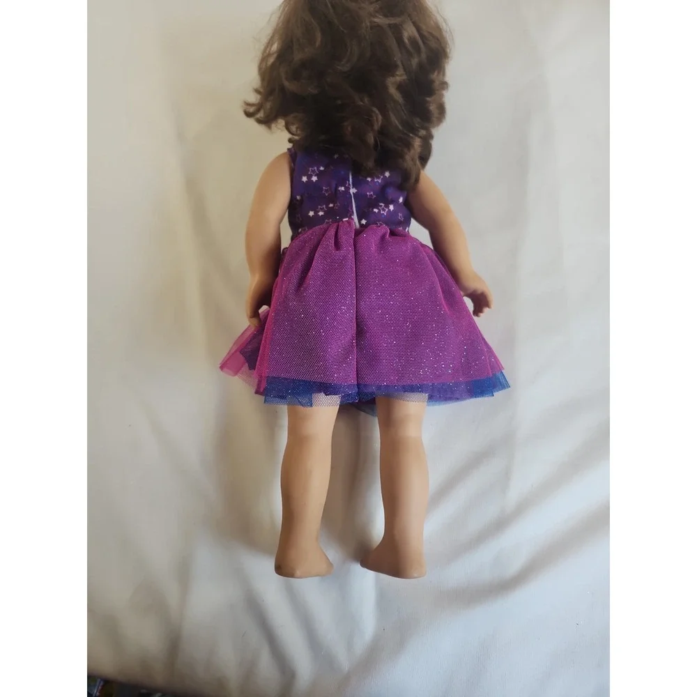 My Life Doll 2013 Brown Wavy Hair With Purple Star Dress Has  Blemishes‎ Photos